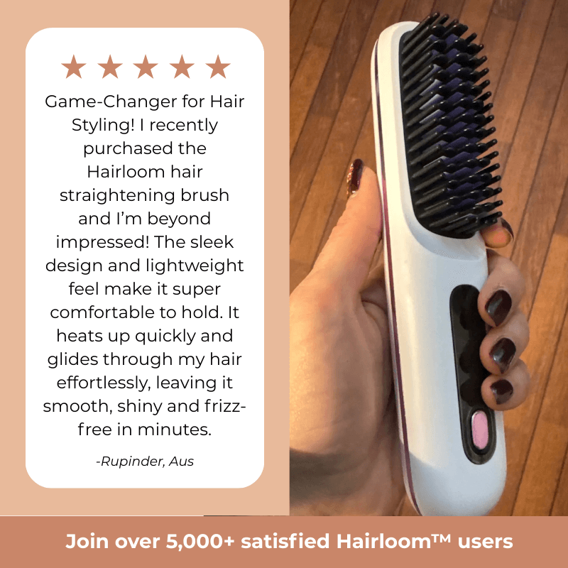 Hairloom™ Portable Straightening Brush