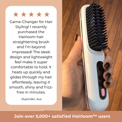 Hairloom™ Portable Straightening Brush